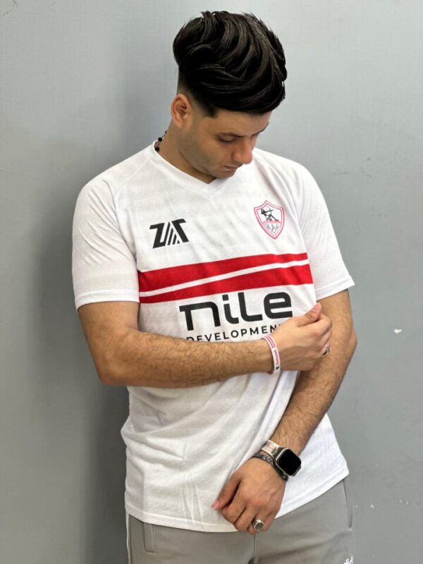 تيشيرت الزمالك لوجو ثري دي 2025